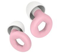 2 Tapones Ultracómodos Antirruido, Tapones Oidos Ruido Dormir, Taponess Reutilizables Ultra Suaves que Reducen el Ruido, Reducción del Ruidos, para Dormir, Concentrarse o Viajar,Rosa-blanco