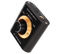 2. Tarjeta de sonido USB de alta fidelidad con control de volumen chapado en oro de 192 KHz, portátil para PC, portátil, diseño Plug-Play, tarjeta de sonido USB