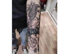 2 Tatuajes Temporales De Hierbas, Tatuajes Falsos De Geisha Para Brazo, Para Mujeres Y Hombres, Semipermanentes, No Reflectantes, Resistentes Al Agua, Con Una Duración De 2 Semanas.