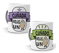 2 Tazas. Cuñada molas un Huevo y Cuñado molas un Huevo