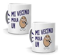 2 Tazas. Mi Vecino Mola un Huevo - 350 ml.