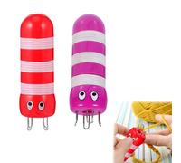 2 Tejedora Francesa Práctica Herramienta de Tejer Lana de Acero Inoxidable ABS para Hacer Pulseras, Collares, Decoraciones, Kit de Inicio Artesanal