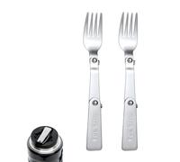 2 tenedores de repuesto para Thermos Funtainer tarro de alimentos de 16 onzas, tenedores plegables multifuncionales, de repuesto, tenedores plegables portátiles, aptos para lavavajillas, servir de