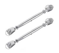 2 tensores de acero duradero para una fácil instalación y versatilidad de uso en entornos al aire libre, aplicaciones de cuerpo cerrado