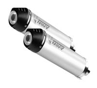 2 Terminales MIVV OVAL Titanio Carbono Cap DUCATI 1198 2009 2010 2011 2012