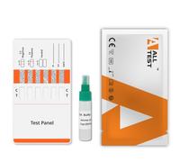 2 Test de drogas en superficie ALLTEST Prueba rápida - | Detección fiable de 10 drogas en todo tipo de entornos | Kit con 2 pruebas completas, fácil de usar en hogares, empresas y colegios