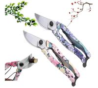 2 tijeras cortadoras de árboles, tijeras de podar con trinquete, cortador de ramas para árboles de jardín, podadora de derivación de 8 pulgadas para frutas y paisajismo, jardín, flores, ramas