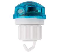 2 timbres de pesca para caña, luz impermeable para caña de pescar para la pesca nocturna, alarma luminosa de pesca nocturna, alarma electrónica de mordeduras de pesca, alarma de mordedura de pesca