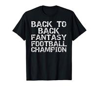 2 Time Winner Quote Back to Back Fantasy Football Champion Camiseta