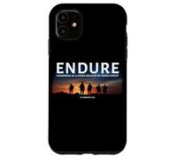 2 Timothy 2:3 Endure Hardness as a Good Soldier of Christ Carcasa para iPhone 11