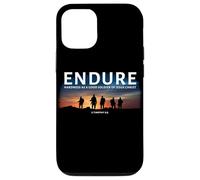 2 Timothy 2:3 Endure Hardness as a Good Soldier of Christ Carcasa para iPhone 12/12 Pro