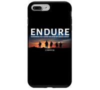 2 Timothy 2:3 Endure Hardness as a Good Soldier of Christ Carcasa para iPhone 7 Plus/8 Plus