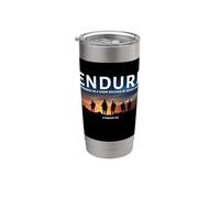 2 Timothy 2:3 Endure Hardness as a Good Soldier of Christ Vaso térmico de acero inoxidable de doble pared