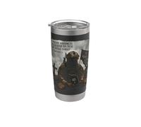 2 Timothy 2:3 Endure Hardness as a Good Soldier of Christ Vaso térmico de acero inoxidable de doble pared