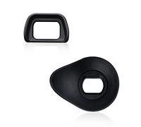 2 tipos ocular de cámara JJC Ocular Visor para Sony A6000 NEX-6 NEX-7 y A6300 FDA-EV1S Visor Electrónico sustituye a Sony FDA-EP10 ojo suave TPU rubber-2 taza, forma ovalada