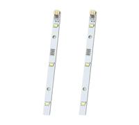 2 tiras de luz LED,repuestos para frigorífico Gorenje,lámpara LED para frigorífico,tira de luz para frigorífico Rongsheng/Hisense E349766 MDDZ-162A 1629348 DC12V 2W [Clase de eficiencia energética A]