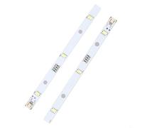 2 tiras de luz para refrigerador MDDZ162A 1629348, solución fiable para neveras oscuras