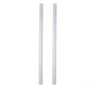 2 tiras de repuesto para puerta de ducha de 50 cm, deflector de agua de goma transparente de 14/17/23 mm para mampara de ducha de cristal, no para fácil instalación (23 mm)