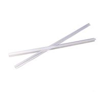 2 tiras de sellado de puerta de ducha de 50 cm, junta de goma transparente para deflector de agua de fondo de vidrio de 6 a 12 mm, Reino Unido (8 mm)