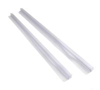 2 tiras de sellado para puerta de ducha de 50 cm, junta de goma transparente para deflector de agua de fondo de vidrio de 6 a 15 mm, Reino Unido (8 mm)