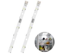 2 Tiras LED Para Frigorífico RONGSHENG/HISENSE E349766 MDDZ-162A | DC12V 2 W Nevera Bombilla De Repuesto Para Kenwood KIFF5017 KIFF5020 KIFF7017 KIFF7020 1629348