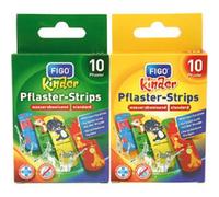 2 tiritas Figo para heridas infantiles, 10 unidades, diseño de zoo