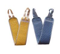 2 toallas de baño de doble cara para eliminar el barro, cepillo exfoliante