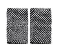 2 toallas de baño de malla, toallas de baño exfoliantes, paños de limpieza, toallas de baño de malla antibacterianas, adecuadas para baños en casa, baños, aguas termales y otros lugares (blanco y