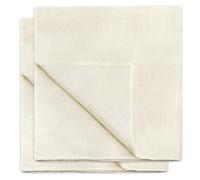 2 Toallas de Paso,50 x 50 cm, para Colar, Paño de Filtro de Cocina 100 Gasa, Sin Blanquear,Cuadrada de Muselina Suave de Algodón Puro para Colar Frutas, Vino, Hornear,Telas Filtrantes Reutilizable