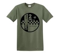 2 Tone Records The Specials Retro Music - Camiseta para hombre, Verde militar, estampado negro, S