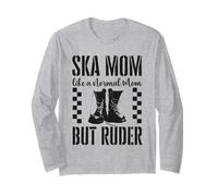 2 Tone Ska Mom Like a Normal Mom But Ruder Manga Larga