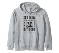 2 Tone Ska Mom Like a Normal Mom But Ruder Sudadera con Capucha
