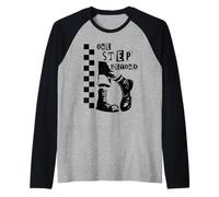 2 Tone Ska One Step Beyond Music Checkerboard Camiseta Manga Raglan