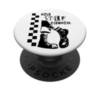 2 Tone Ska One Step Beyond Music Checkerboard PopSockets PopGrip Adhesivo