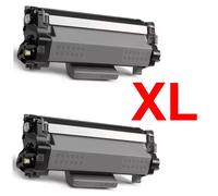 2 toner compatibles para Brother TN2510XL TN-2510 XL TN2510 XL Cartucho de Toner para Brother DCP-L2610 / DCP-L2627 / DCP-L2660 / DCP-L2665 / HL-L2400 / HL-L2445 / HL-L2447 / MFC-L2800 / MFC-L2827 /