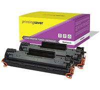 Printing Saver 2x NEGRO Tóners compatibles para HP LaserJet Pro MFP M201dw M201n M202dw M202n MFP M125a M125nw M125rnw M125m M126a M126nw M127fn M127fp M127fw M128fn M128fp M128fw M225dn M225dw