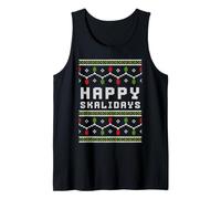 2 Tonos Ska Feliz Skalidays Feo Navidad Camiseta sin Mangas