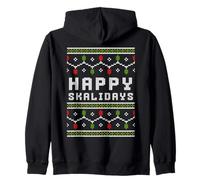 2 Tonos Ska Feliz Skalidays Feo Navidad Sudadera con Capucha
