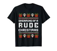 2 Tonos Ska Rude Ugly Christmas Camiseta