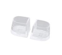 2 topes de silicona de alta protección, antideslizantes, para tacones de aguja latinoamericanos, bailar, caminar sobre hierba, protectores altos