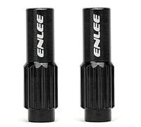 2 tornillos de ajuste de cable de freno de bicicleta para bicicleta de carretera, afinador de cambio de aleación de aluminio con resorte de acero inoxidable, acabado negro y rojo, compatibilidad de 4