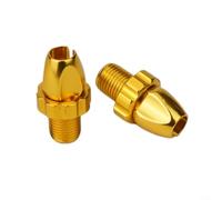 2 tornillos de ajuste de palanca de freno de bicicleta compatibles con calibrador de disco central voladizo V pernos de ajuste de cable de freno M10 aleación de aluminio (dorado)