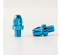 2 tornillos de ajuste de palanca de freno de bicicleta M10 compatibles con pernos de ajuste de cable para varios tipos de freno, incluyendo frenos de disco, pinza y V (azul)