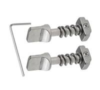 2 tornillos de aleta de acero inoxidable para tabla de surf, tornillos largos de aleta deslizante, tornillos de repuesto para pieza de surf, pieza universal