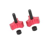 2 tornillos de aluminio profesionales para jaula de cámara DSLR, accesorios de fácil apriete, tornillo de liberación rápida