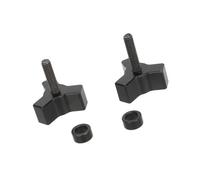 2 tornillos de aluminio profesionales para jaula de cámara DSLR, accesorios de fácil apriete, tornillo de liberación rápida