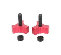2 tornillos de aluminio roscados profesionales para accesorios réflex digitales, equipo de fotografía, tornillo de herramienta de fotografía fácil de apretar a mano