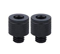 2 tornillos de cámara de 3/8 a M6 M8 M10 M12 conector base de trípode tornillo de conversión de montaje fijo para cámara SLR accesorios de fotografía 3/8 hembra a M6 M8 M10 M12 macho Tornillo de
