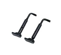 2 tornillos de mentonera para violín 4/4, piezas de reparación de hardware de aleación, resistente, tipo gancho dividido, componentes de repuesto para instrumentos musicales, color negro
