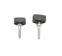 2 tornillos de repuesto para trípode monopié, tornillos de 3 vías, piezas de reparación de tornillos de pulgar para trípode de agarre de 3 vías, conectores rápidos, kit de hebilla de clip de cuello,